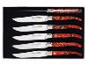 ARBALETE G. DAVID - COFFRET 6 LAGUIOLE DE TABLE RAINBOW 21CM