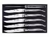ARBALETE G. DAVID - COFFRET 6 LAGUIOLE TABLE PLEIN MANCHE INOX 21CM