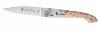 COUTEAU PLIANT CLAUDE DOZORME CAPUCIN CHENE VERT 12CM - INOX