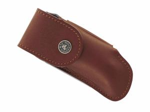 Étui cuir Max Capdebarthes pour couteaux larges de 12 cm marron