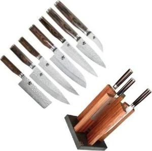 KAI SHUN PREMIER BLOC DE 7 COUTEAUX DE CUISINE JAPONAIS