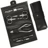 TROUSSE MANUCURE DOVO CUIR NOIR 6 PIECES