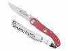 CLAUDE DOZORME - COUTEAU LAGUIOLE - 12 CM INOX ALU ROUGE