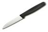 Couteau office Victorinox, lame 8 cm inox pointe rabattue, manche polypropylène noir.