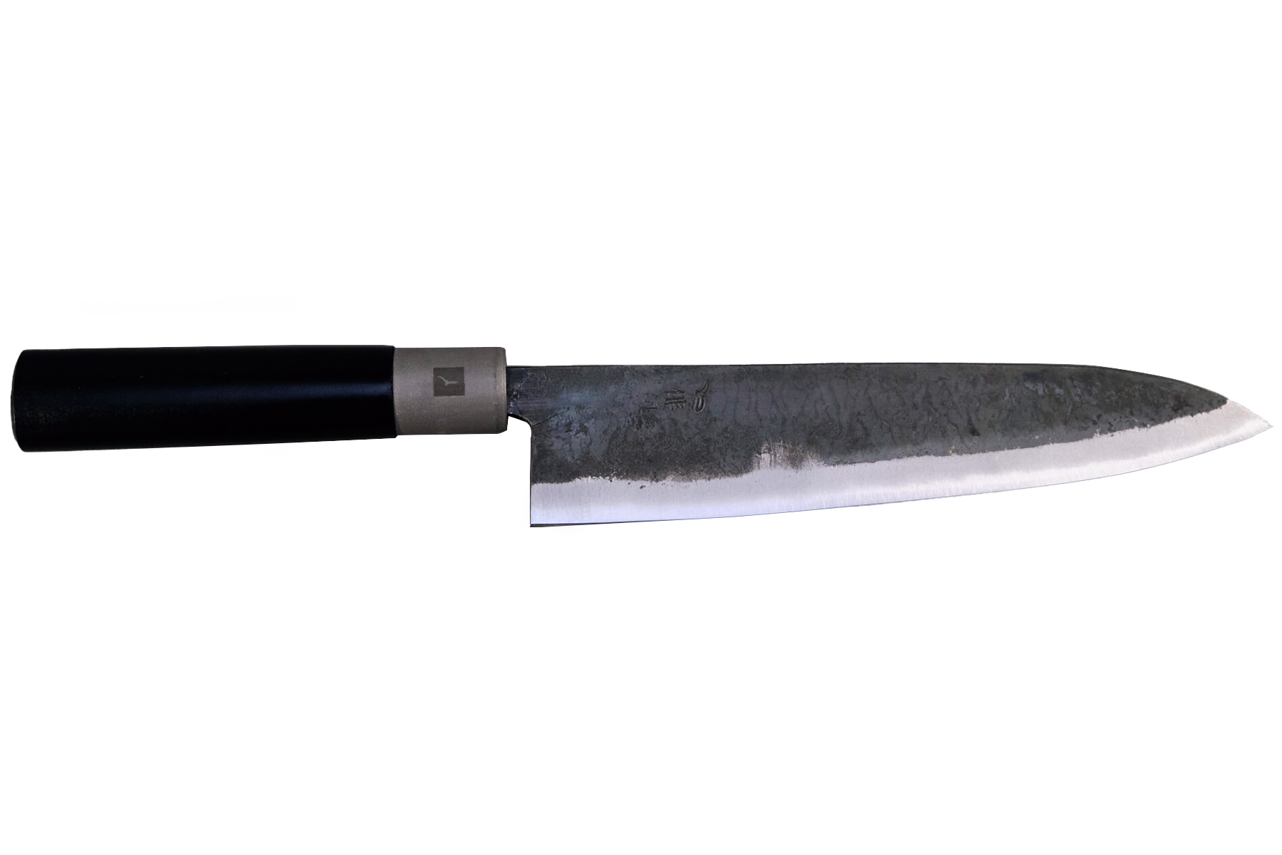 Couteau japonais artisanal Haiku Kurouchi - Couteau gyuto 21 cm