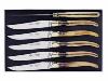 COFFRET 6 LAGUIOLE DE TABLE CORNE BLONDE 23CM ARBALETE G. DAVID