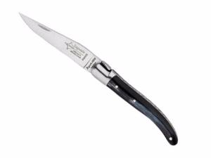 Couteau pliant Laguiole G. David Arbalète mitre inox mat - corne 8 cm
