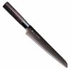 TOJIRO ZEN BLACK COUTEAU DE CUISINE JAPONAIS COUTEAU A PAIN 24 CM