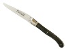 COUTEAU LAGUIOLE GILLES FONTENILLE-PATAUD - NATURE POINTE DE CORNE NOIRE 12CM INOX - 9662