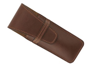 ETUI CUIR MAX CAPDEBARTHES à LUXE 12 CM MARRON