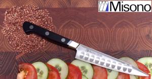 MISONO UX10 - COUTEAU JAPONAIS OFFICE ALVEOLE 12 CM