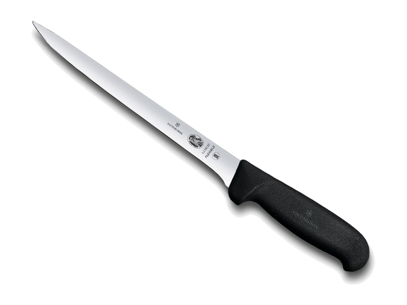 Couteau filet de sole / dénerver Victorinox - Manche Fibrox noir