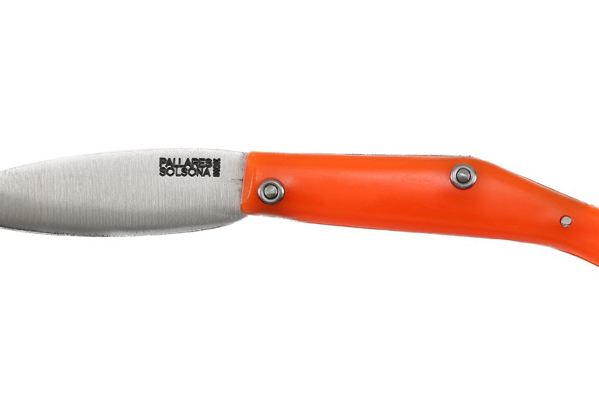 Couteau pliant Pallarès Solsona - Couteau de poche Común n°00 orange - 7 cm acier inox