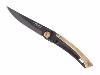 Couteau pliant Le Thiers® C. Dozorme - manche 10.5 cm full black et olivier