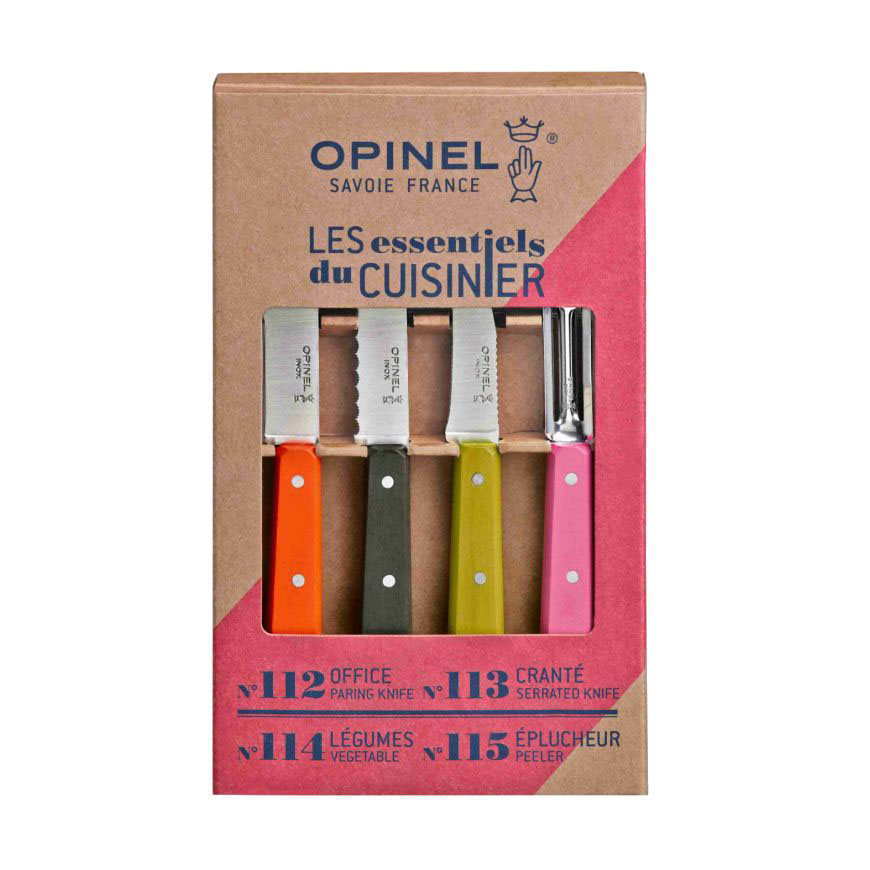 Coffret 4 couteaux OPINEL LES ESSENTIELS FIFTIES