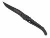 CLAUDE DOZORME - COUTEAU LAGUIOLE - LINER LOCK 11CM - TOUT INOX NOIR