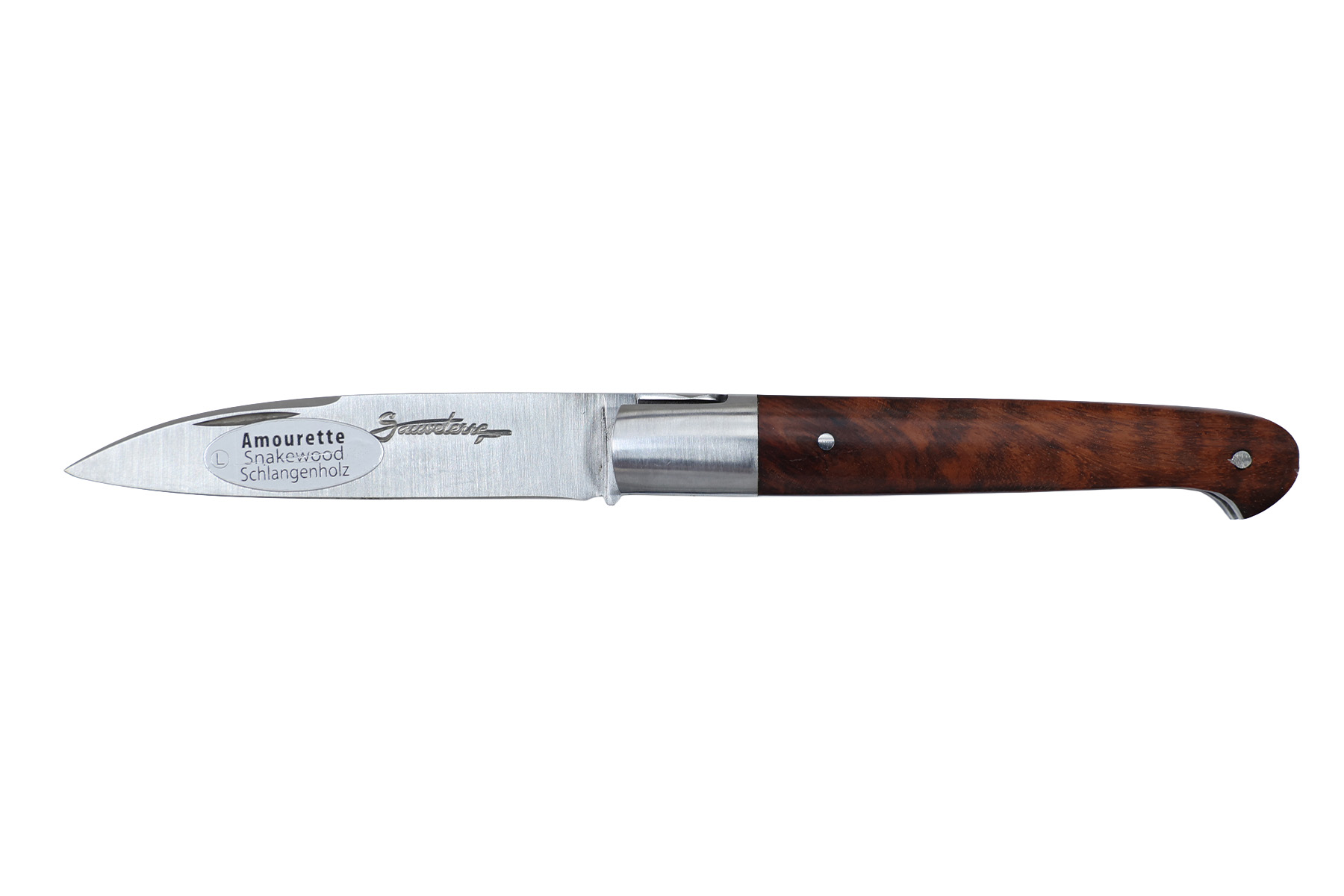 Couteau Sauveterre mitre inox 9cm - Amourette