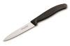 COUTEAU DE CUISINE MANCHE NOIR POINTE MILIEU OFFICE CRANTÉE 10CM VICTORINOX