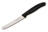 Couteau tomates / table Victorinox Swiss Classic lame denté 11 cm- bout rond - manche noir