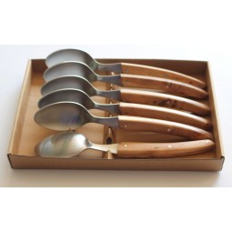 BJB - Coffret de 6 cuillère de table le Thiers en olivier