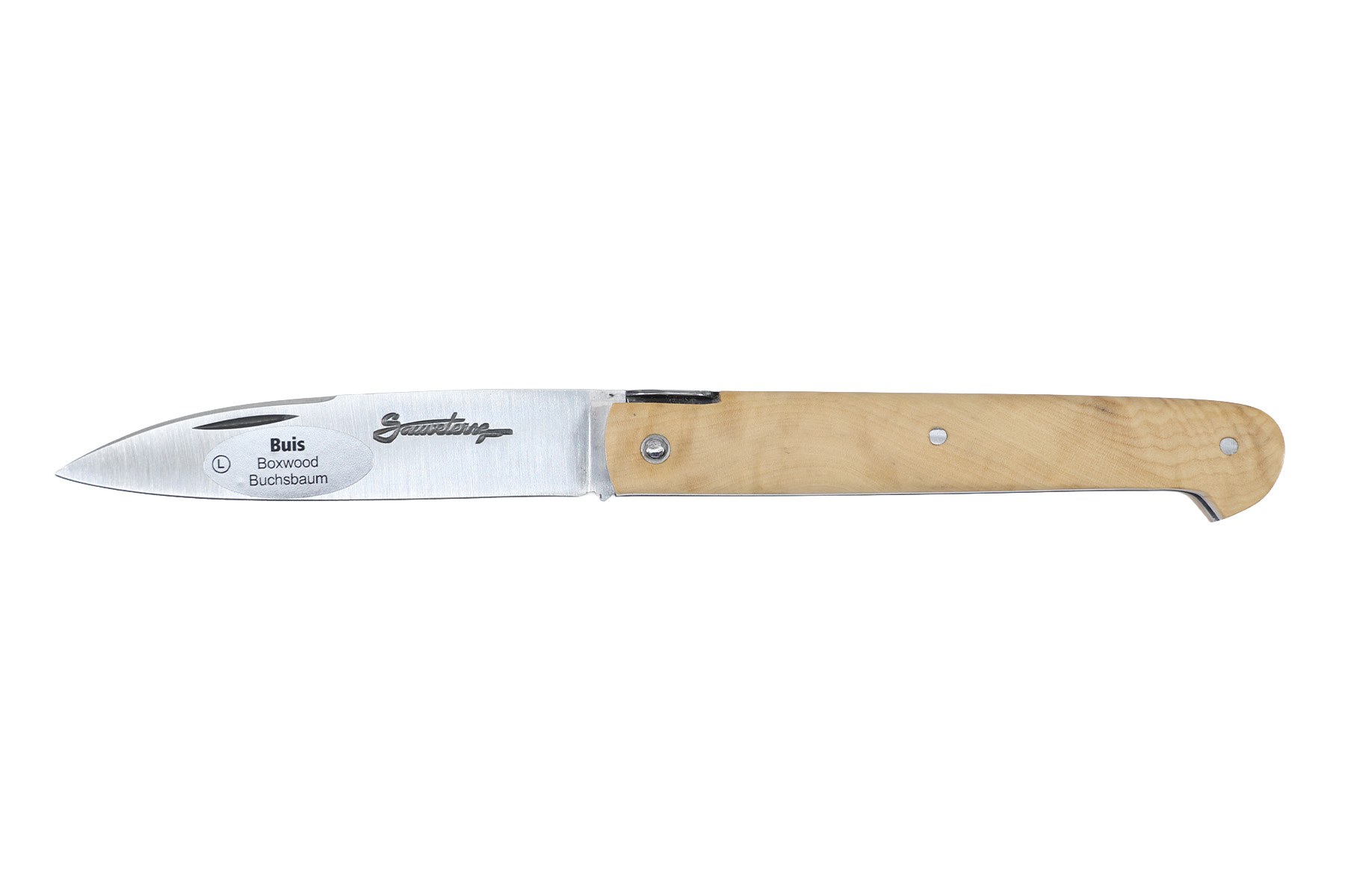 Couteau Sauveterre plein manche 9 cm - Buis