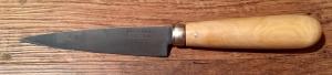 couteau de cuisine pallares solsona Office long 10.50 cm carbone
