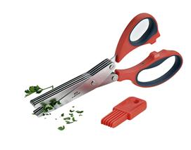 CISEAUX A FINES HERBES 5 LAMES LACOR