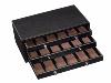 MAX CAPDEBARTHES - COFFRET CUIR NOIR 18 COUTEAUX
