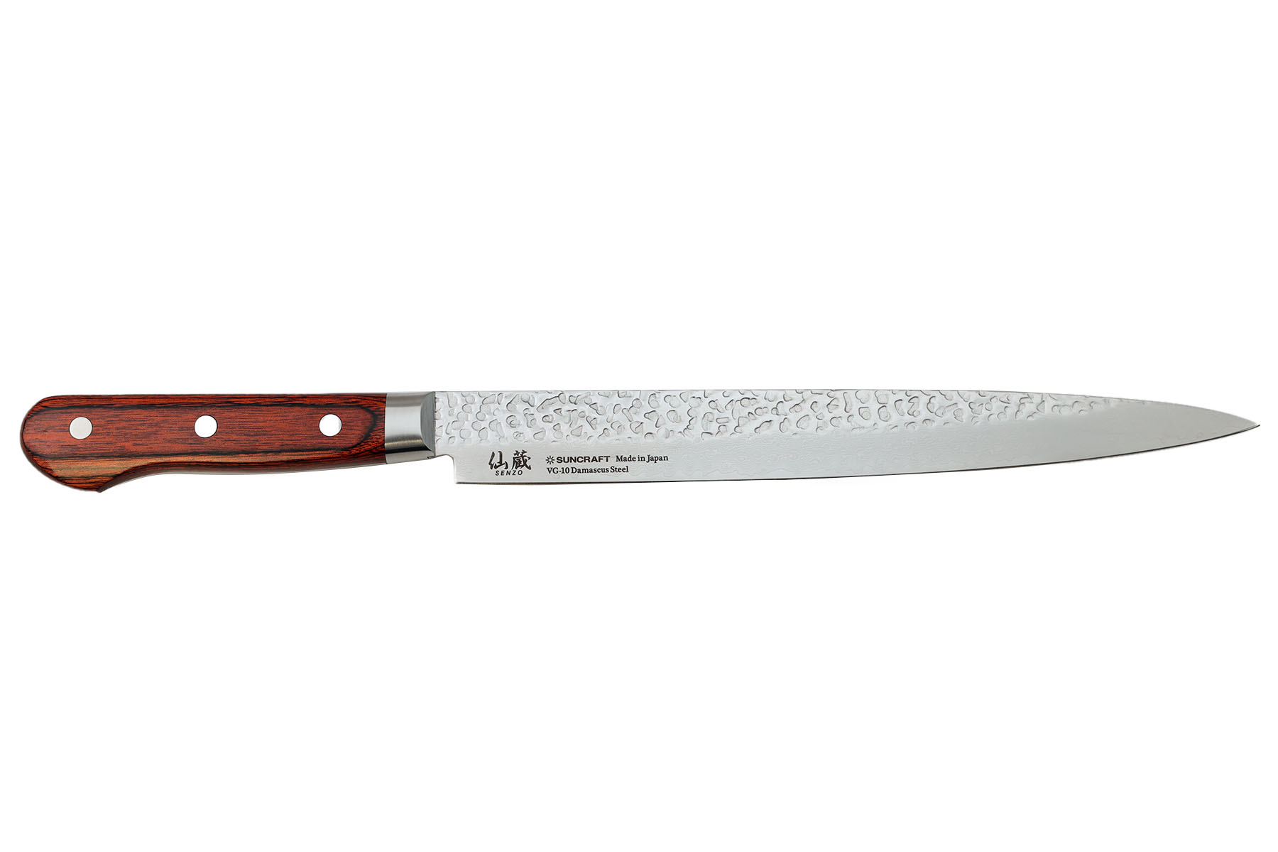 Couteau japonais Suncraft Full Tang - Couteau à trancher 24 cm