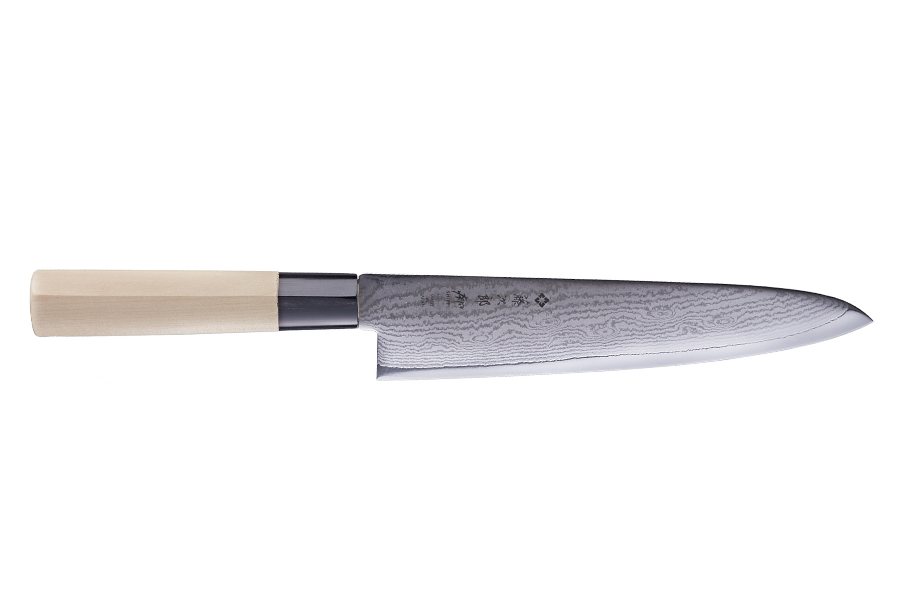 Couteau japonais Tojiro Shippu damas - Couteau de chef 21 cm