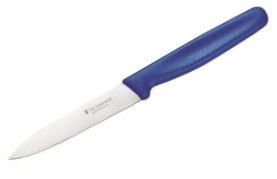 COUTEAU DE CUISINE MANCHE BLEU POINTE MILIEU OFFICE 10CM VICTORINOX