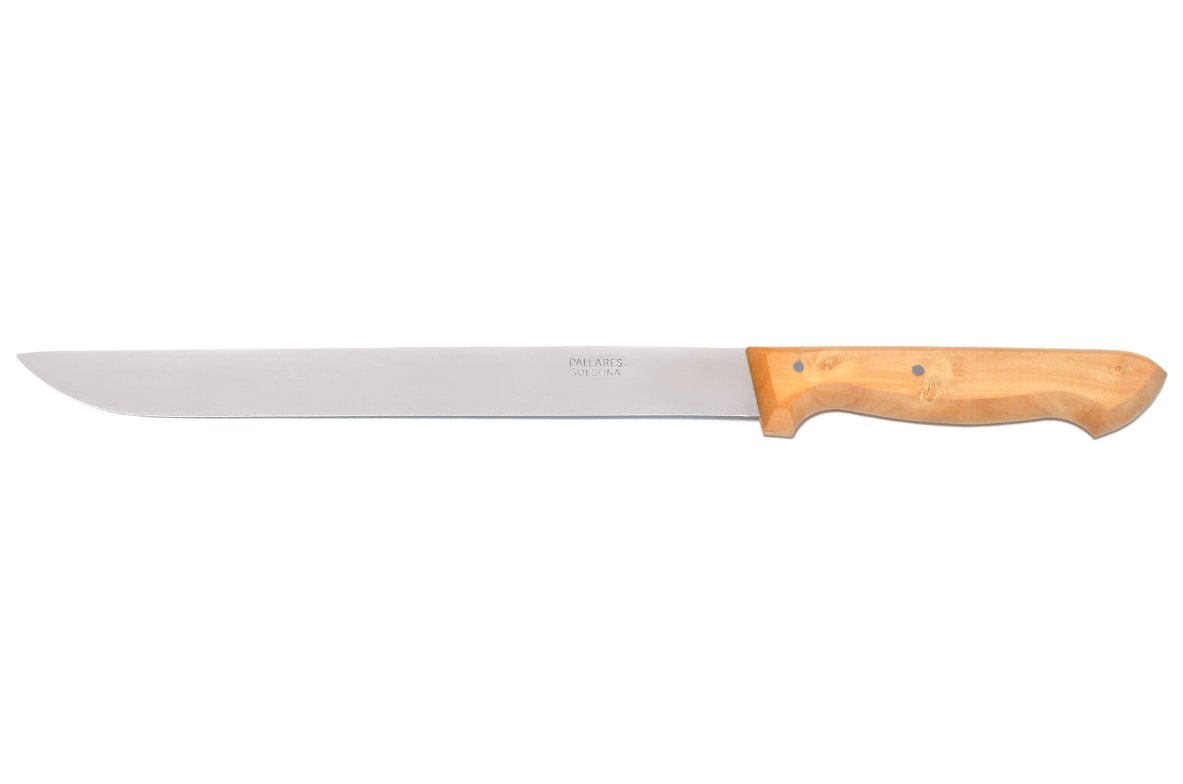 Couteau de cuisine Pallarès Solsona - Couteau à jambon 26 cm acier carbone
