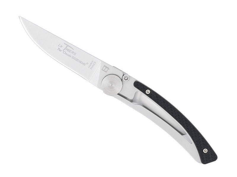 Couteau C. Dozorme Le Thiers® Liner Lock - manche 10.5 cm fibre de carbone