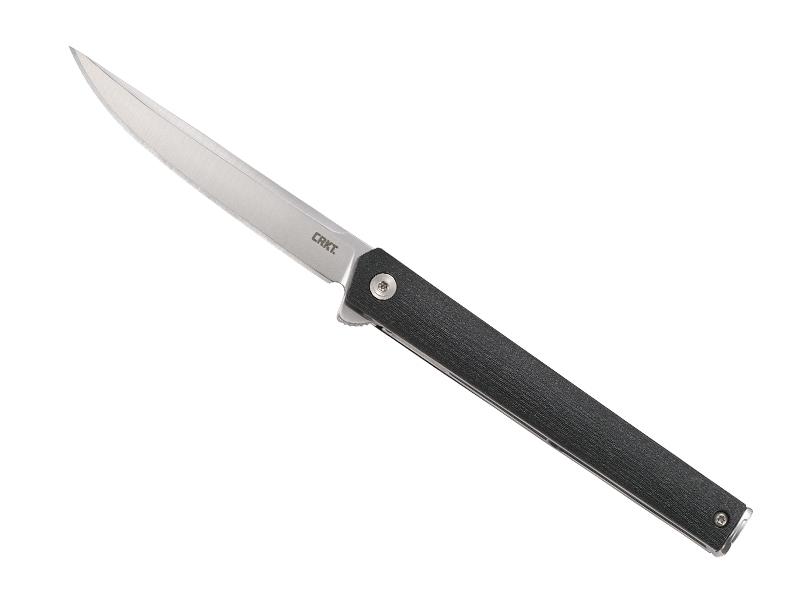 Couteau CRKT CEO FLIPPER - manche 11 cm nylon/fibre de verre noir