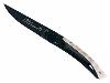 COUTEAU PAR DOZORME - LE THIERS - CORNE DE BELIER 10.5CM NOIR INOX