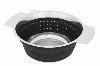 RÖSLE - PASSOIRE PLIABLE SILICONE/ACIER (24CM) NOIR