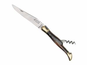 ARBALETE G. DAVID - LAGUIOLE 2P CORNE MITRES LAITON 12CM CARBONE