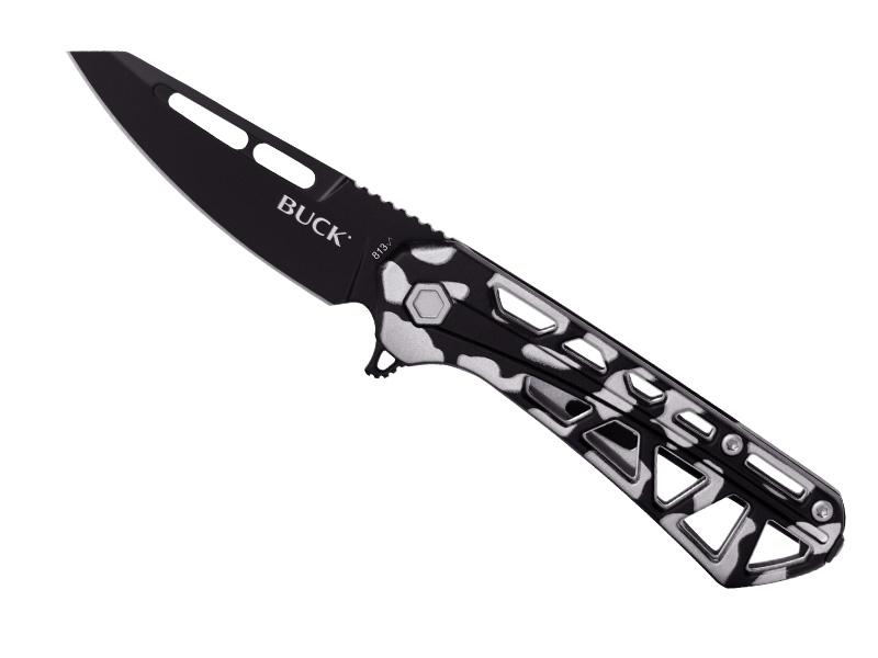 Couteau Buck Mini Trace - manche 9 cm camouflé