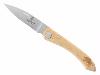 COUTEAU PLIANT PAR DOZORME - CAPUCIN BUIS 12,5CM INOX - SANGLIER