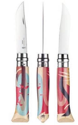 COUTEAU PLIANT OPINEL N°8 ÉDITION "AMOUR" - SÉRIE LIMITÉ BY FRANCK PELLEGRINO