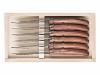 CLAUDE DOZORME - COFFRET 6 COUTEAUX DE TABLE/STEAK - LAGUIOLE - 22CM - BUBINGA