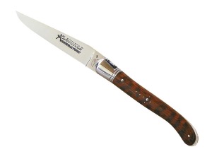 COUTEAU LAGUIOLE GILLES FONTENILLE-PATAUD - NATURE AMOURETTE 12CM INOX