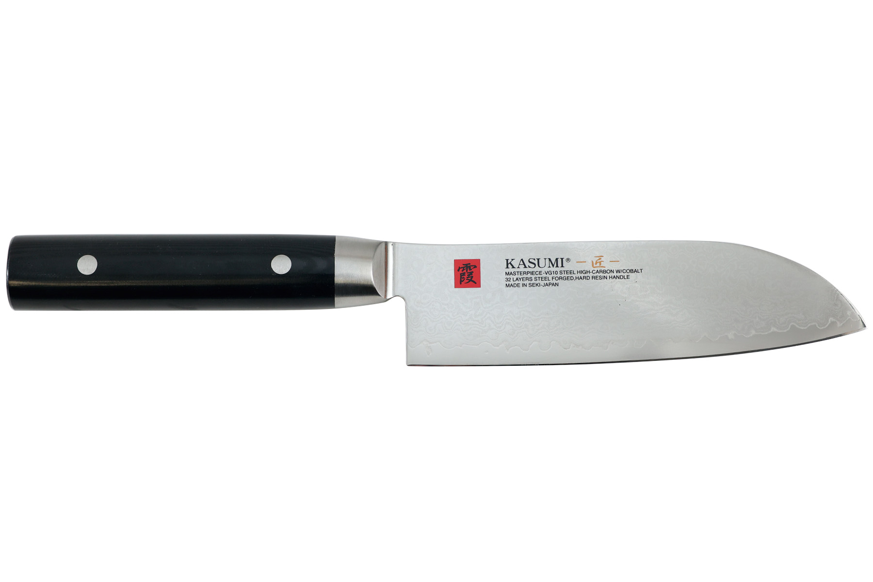 Couteau japonais Kasumi Masterpiece - Couteau santoku 13 cm