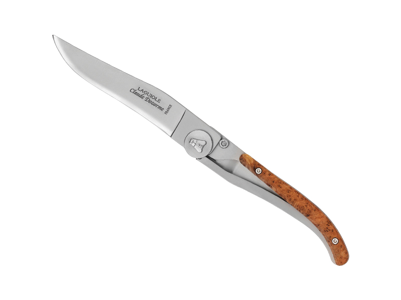 Couteau pliant Laguiole C. Dozorme Liner Lock - manche 11 cm genévrier
