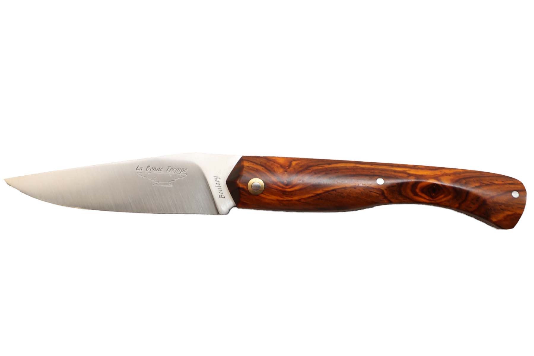 Couteau le "Boulary" par la coutellerie la Bonne Trempe -cocobolo