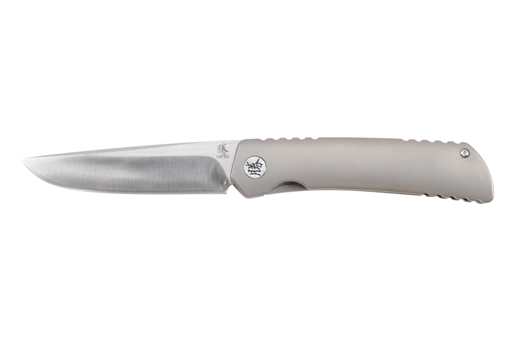 Couteau de poche Katsu - ZK01 titane sablé