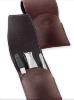 TROUSSE MANUCURE DOVO CUIR MARRON 3 PIECES