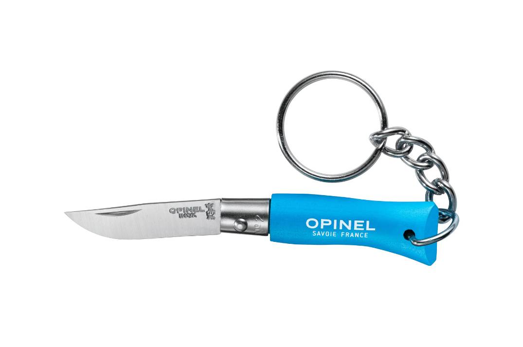 Porte clé Opinel N°02 bleu cyan