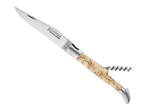 COUTEAU LAGUIOLE GILLES FONTENILLE-PATAUD - TRADITION 2P BOULEAU 12CM INOX