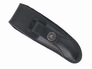 Étui cuir Max Capdebarthes "Prestige" pour Laguiole 12 cm noir
